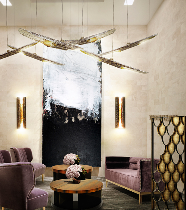 folding screen  Great ideas to divide spaces using folding screens folding screen 01