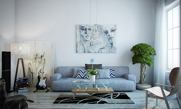 natural-look-02  Natural look: flowers & plants in your living room natural look 02