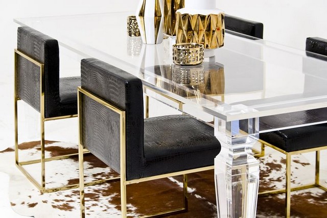 Modern Dining Chairs with leather prints for a luxurious dining arrangement modern dining chairs TOP 50 Modern Dining Chairs Modern Dining Chairs with leather print pattern 31