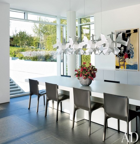 Modern Dining Chiars for Kitchen by Richard Meier Partners Architects Luxembourg modern dining chairs TOP 50 Modern Dining Chairs Modern Dining Room Richard Meier Partners Architects Luxembourg