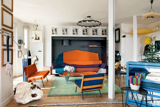 Didier And Clémence Krzentowski apartment didier and clémence krzentowski Didier And Clémence Krzentowski Design A Paris Apartment With Art didier clemence krzentowski paris apartment 05
