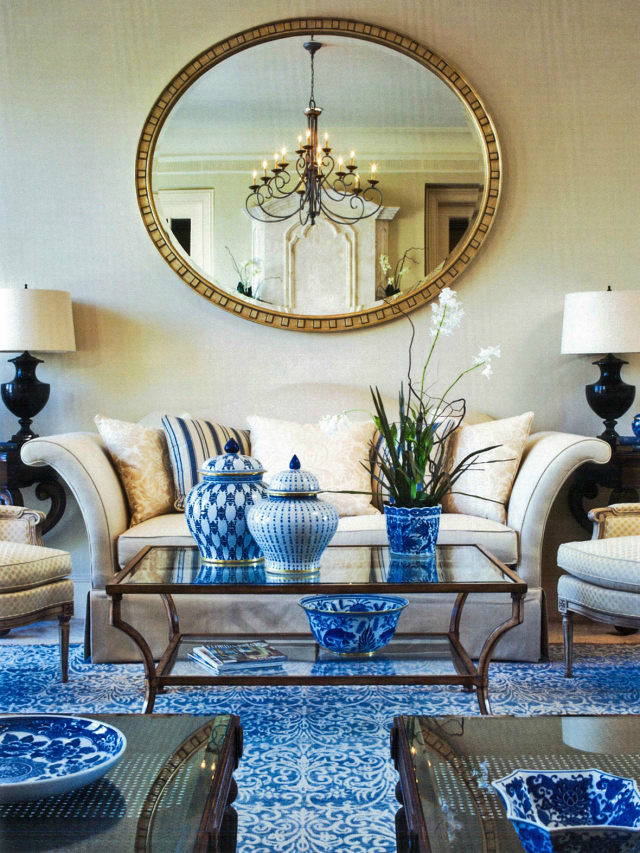 beautiful mirrors for living room inspiration living room mirrors 10 GORGEOUS LIVING ROOM MIRRORS HSTAR7 Miera Melba Revised Mirror Blue Living Room s3x4