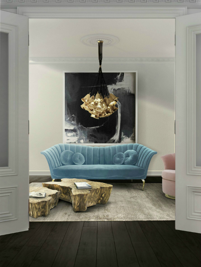 living room inspiration: statement sofas modern sofas 20 Modern Sofas for Spring modern sofas for spring 4