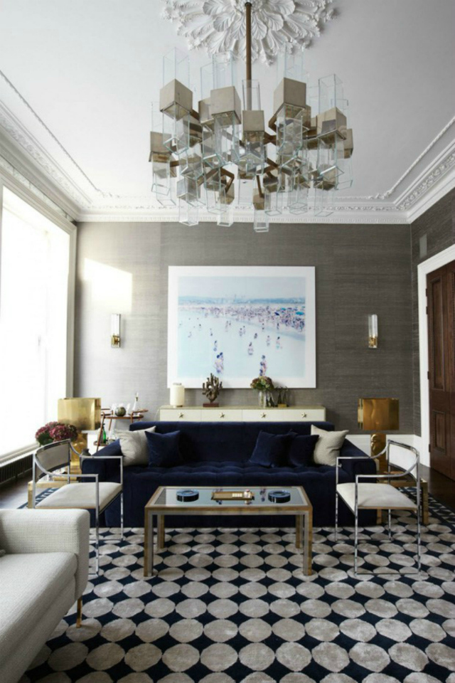 lounge sofa blue sofa Living Room Inspiration: Blue Sofa blue sofa 5