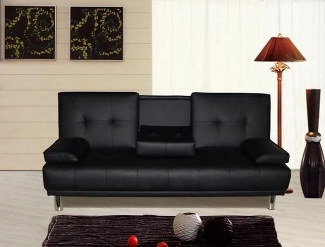 A 3 seater sofa as a center piece