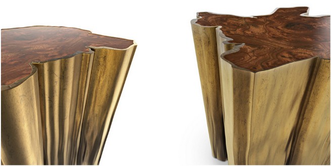 BRABBU’s New brass center table