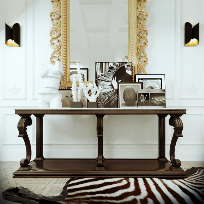 Edgy console tables for a modern home decor