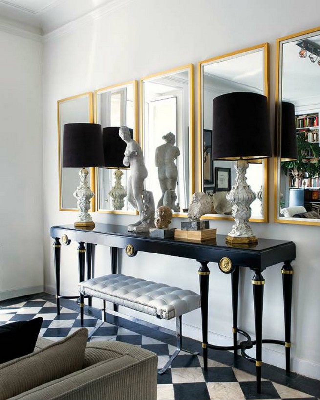 Edgy console tables for a modern home decor