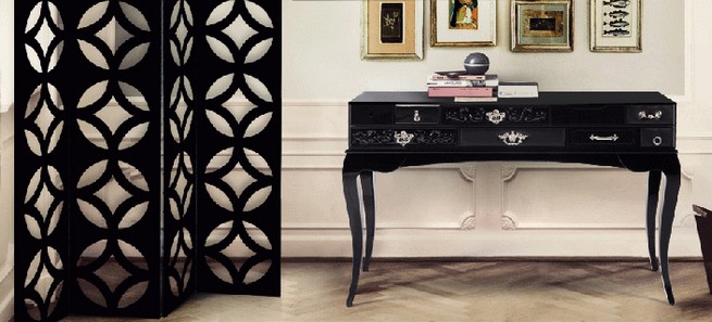 Modern console tables with storage