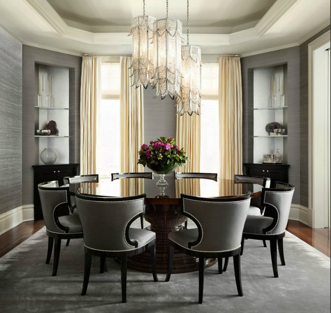 Most impressive round dining tables