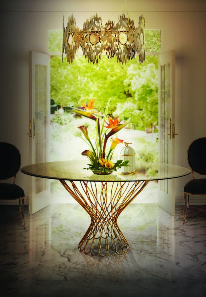 Most impressive round dining tables