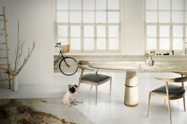 Most impressive round dining tables