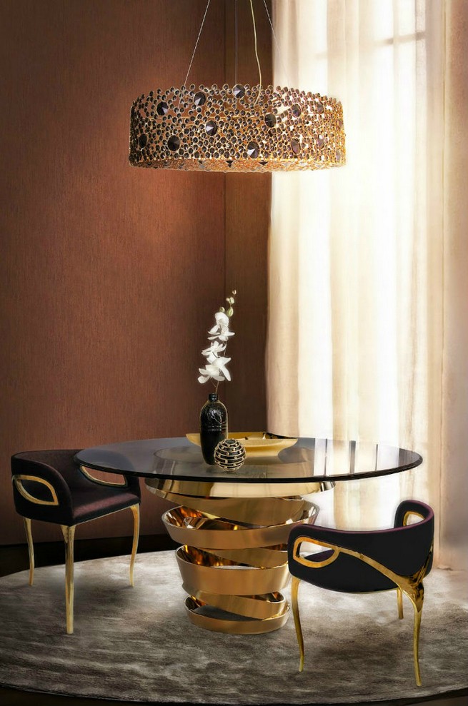 Most impressive round dining tables