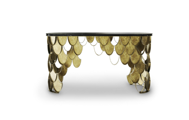 New Brass Console Table by BRABBU it’s the new member of KOI Family 5