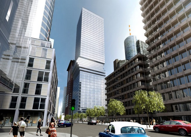 Skyscraper design in Frankfurt by Copenhagen’s based studio BIG