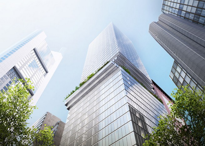 Skyscraper design in Frankfurt by Copenhagen’s based studio BIG