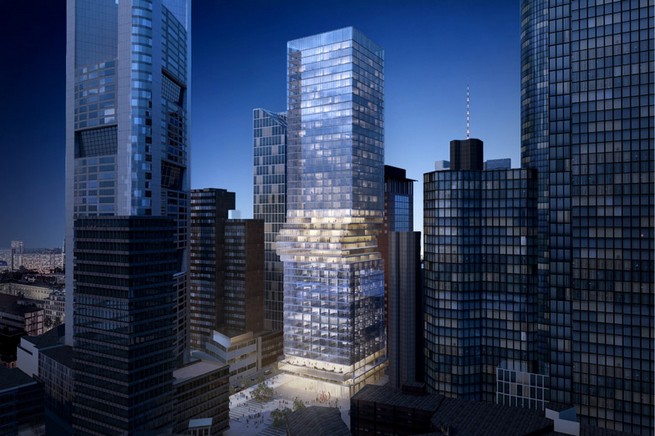 Skyscraper design in Frankfurt by Copenhagen’s based studio BIG