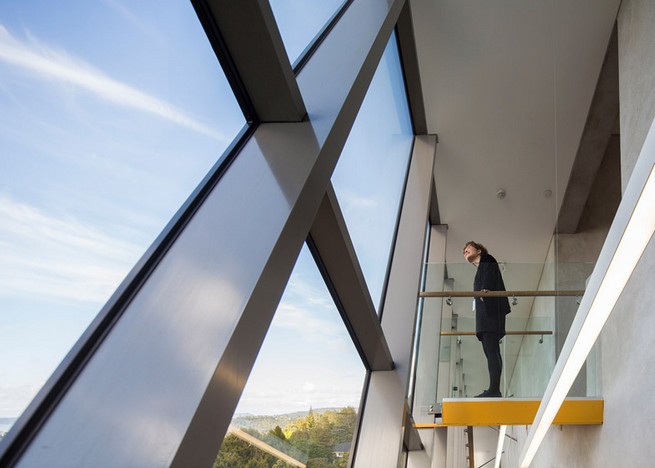 Art gallery in Auckland by Mitchell and Stout Architects features an aluminium-plated facade
