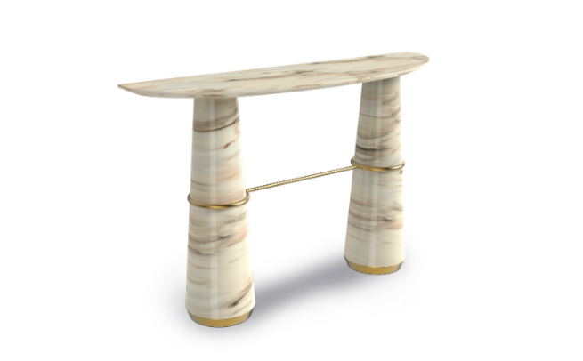 BRABBU Lauches two new marble pieces AGRA Console  Agra Display 1