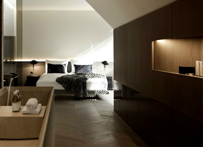 Bernd Gruber designed a luxury loft in Viena 2