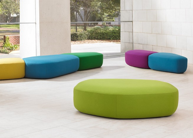 Bernhardt Design new colorful modular seating by Noé Duchaufour-Lawrance