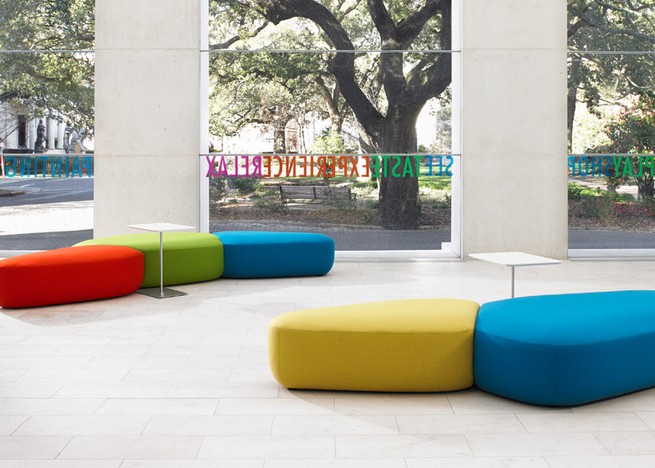 Bernhardt Design new colorful modular seating by Noé Duchaufour-Lawrance