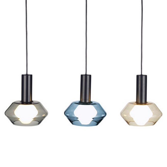 Coloured glass lampshades by Tapio Wirkkala reintroduced by Artek