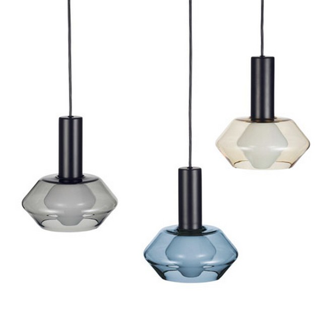 Coloured glass lampshades by Tapio Wirkkala reintroduced by Artek