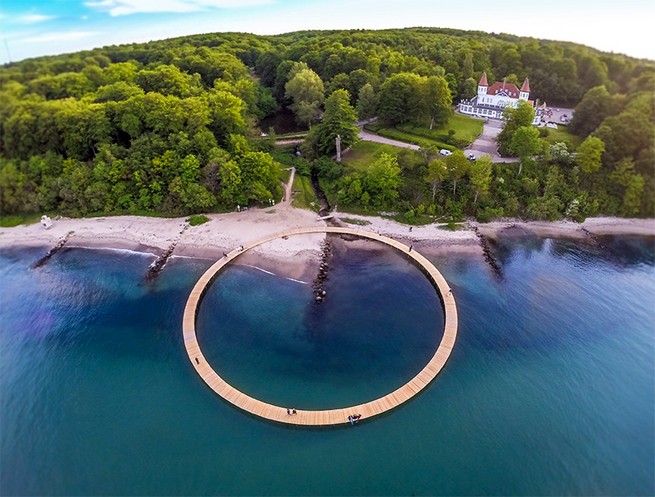 Danish coast’s infinite bridge by Gjøde & Povlsgaard Arkitekter