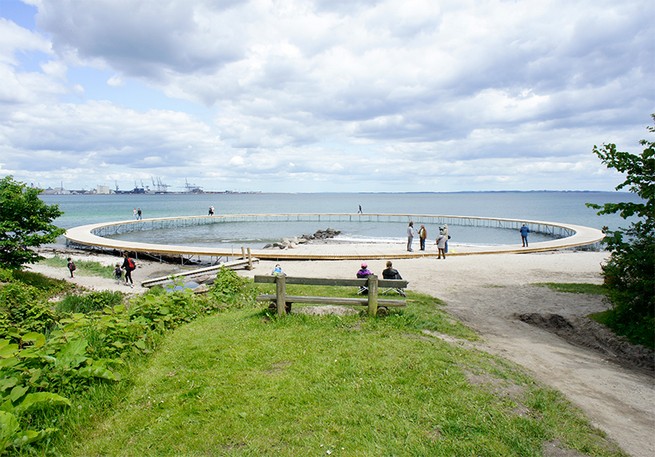 Danish coast’s infinite bridge by Gjøde & Povlsgaard Arkitekter