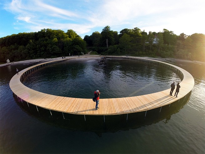 Danish coast’s infinite bridge by Gjøde & Povlsgaard Arkitekter