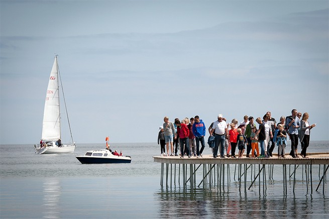 Danish coast’s infinite bridge by Gjøde & Povlsgaard Arkitekter