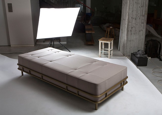 David Amar’s Bialik furniture collection inspired by Art Deco floor tiles in a Tel Aviv home