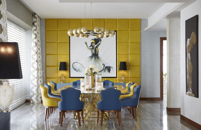 Emirates Hills in Dubai projected by Nikki B Interiors and furnished by BRABBU