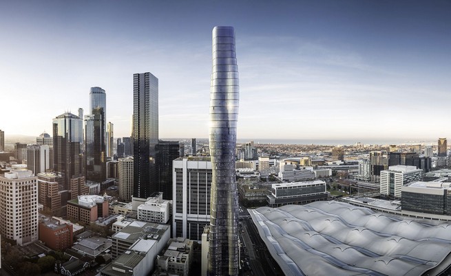 New premier tower skyscraper in Melbourne inspired by Beyoncé