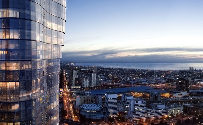 New premier tower skyscraper in Melbourne inspired by Beyoncé