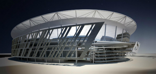 The new Rome Soccer Stadium is inpired by the Colosseum 1