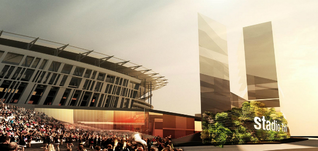 The new Rome Soccer Stadium is inpired by the Colosseum 3