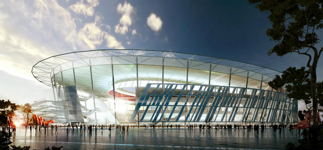 The new Rome Soccer Stadium is inpired by the Colosseum 5