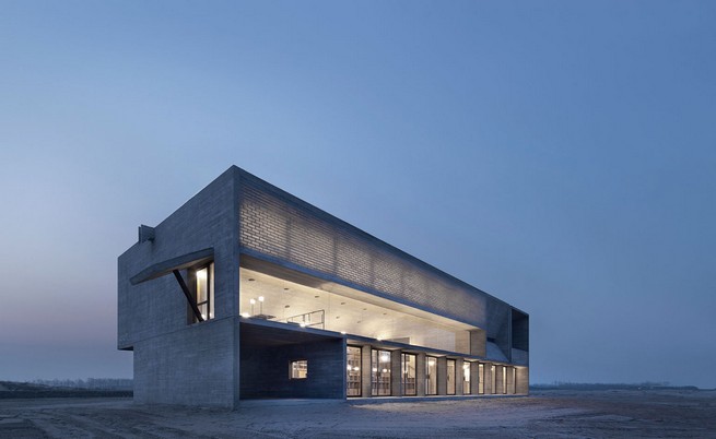 Vector Architects' beachside library project in China