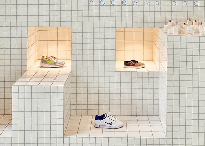 Little shoes store interior design project by Nábito
