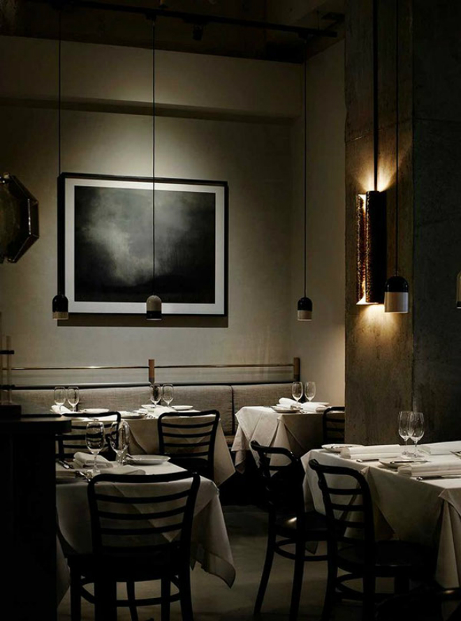 Prix Five Restaurant in Australia with BRABBU's VELLUM Wall Lamp 2