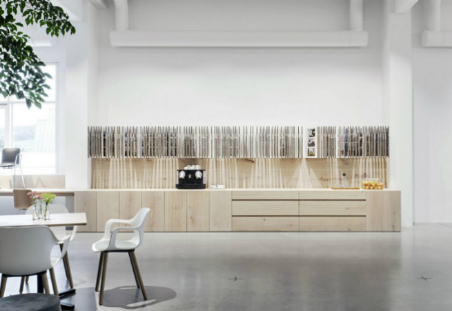 Vitra's new showroom is showcasing the office furniture trends 2