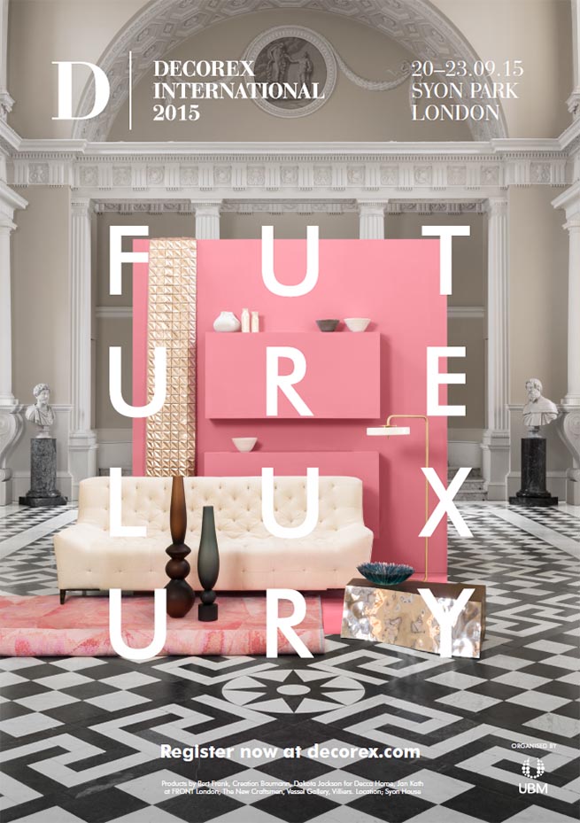 The Decorex 2015 creative shot on the Future Luxury