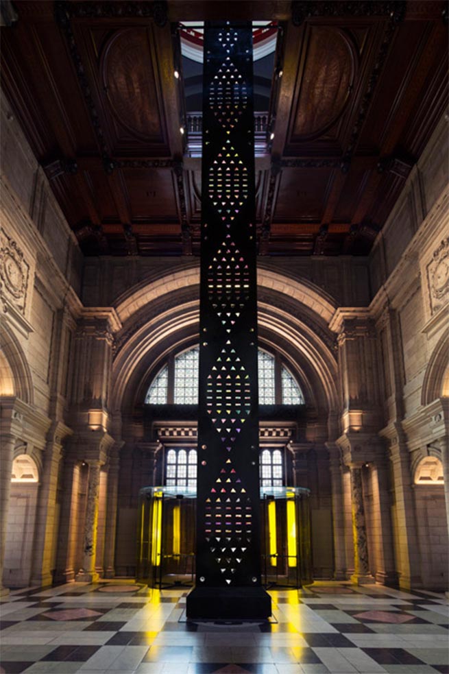 Kim Thomé and Swarovksi collaborate in the installation "Zotem" at V&A Gallery
