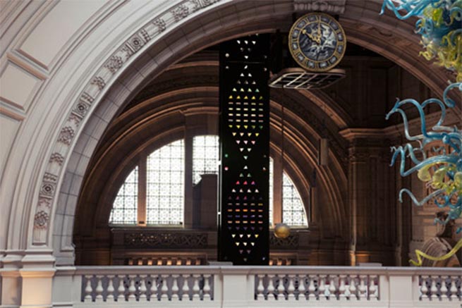 Kim Thomé and Swarovksi collaborate in the installation "Zotem" at V&A Gallery