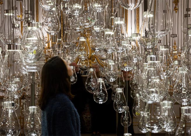 Magic lighting installation at V&A Museum