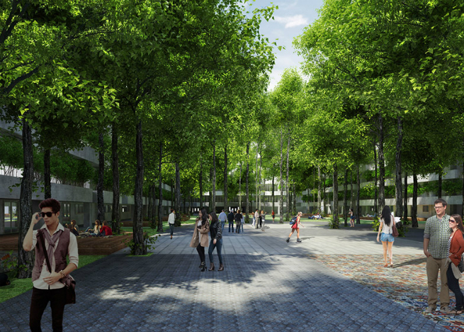 Vo Trong Nghia architects vietnam tree covered Ho Chi Minh City 1