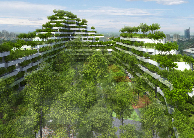 Vo Trong Nghia architects vietnam tree covered Ho Chi Minh City 8