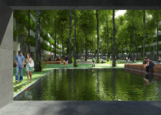 Vo Trong Nghia architects vietnam tree covered Ho Chi Minh City
